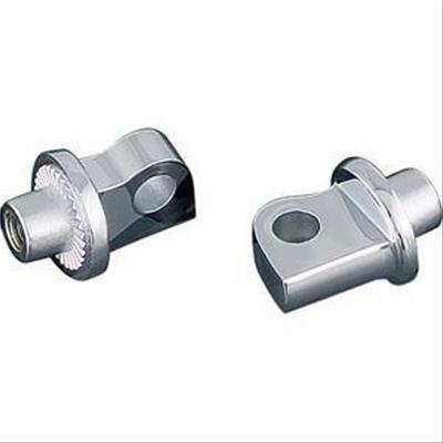 Kuryakyn Splined Male Mount Floorboard Adapters 8881 Adapters, Mount, Chrome, Pair