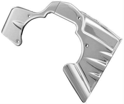 Kuryakyn Transmission Shrouds 7877 Shrouds, Steel, Chrome, Hardware Included, Harley-Davidson®, Kit