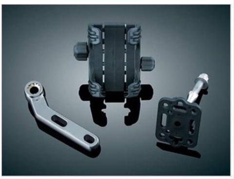 Kuryakyn Tech-Connect Device Mounting Systems 1788 STD TECH-CONNECT PERCH MNT CHR