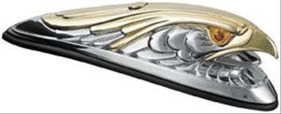 Kuryakyn Fender Ornaments 9026 Ornaments, Eagle, Steel, Chrome, 12V, Each