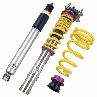 KW Variant 3 Coilover Kits 35230031 Coilovers, Front, Twin-Tube, Stainless Steel, Ford Mustang, Pair