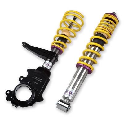 KW Variant 1 Coilover Kits 10210037 Springs/Struts, 1, Natural, Purple, Yellow, Front and Rear, Audi, A4, Kit