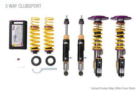 KW Club Sport Coilover Kits 39720257 Kit, Clubsport Kit 3 Way, BMW M3 E92/E93 w/ EDC