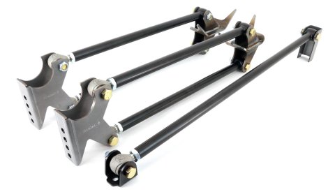 RideTech HD 4-Link Systems 18988999 Parallel 4 Link Systems. Stainless Steel, 1.250 in. Upper and Lower Tube Diameter, Rod Ends, Hardware, Welding Required, 3 in. Axle Tube Diameter, Kit