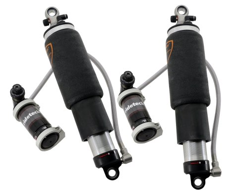 RideTech Suspension Kits, Air Springs 24360805 System, TQ Series ShockWaves , 6" travel, 5" dia. Rolling sleeve, .625" bearing/2" Stud