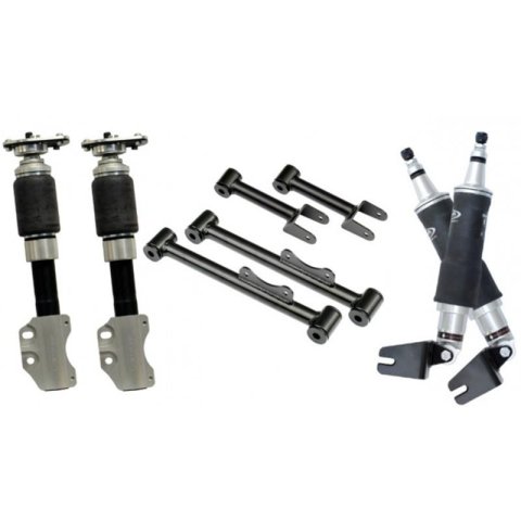 RideTech 1990-93 Mustang Air Suspension Systems for 1990-1993 MUSTANG - 12130297 Springs, Complete System, Lowered, With SN95 Style Spindle Only, AirStrut/ShockWave, Ford, Kit