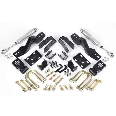 RideTech Rear Lowering Kits 11729513 Suspension Kit, Flip Kit, HQ Series Shocks, Rear, Leaf Spring Brackets, Shackles, Bump Stops, Chevy, GMC, RWD/4WD, Kit