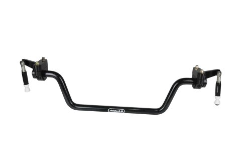 RideTech MuscleBar Sway Bars for 1979-1993 MUSTANG - 12129100 Bar, Adjustable, Steel, Hollow, Black, 3-Position, 1.375 in. Diameter, Billet Aluminum Mounts, End Links Included, Fox Body, Mustang, Ford, Each