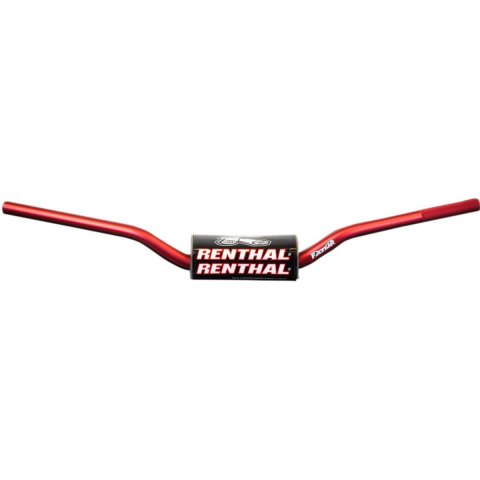 Renthal Fatbar Handlebars 839-01-RD Handlebars, Fatbar, Honda® CRF 2019, Aluminum, Red Anodized, 1.125 in. Diameter, 31.570 in. Width, Each