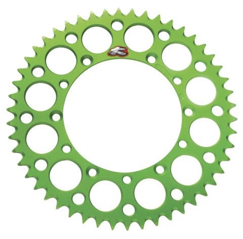 Renthal Ultralight Rear Sprockets 112U-520-50GEGN Sprocket, Ultralight, Rear, Aluminum, Green Anodized, 50-tooth, 520 Chain Size, Kawasaki, Each