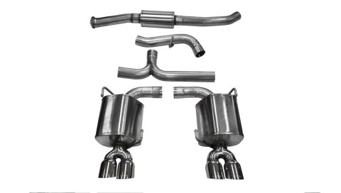Corsa Sport Exhaust Systems for 2012-2014 IMPREZA - 14863 System, Cat-back, Stainless Steel, Natural, Split Rear Exit, Subaru, 2.5L, Kit