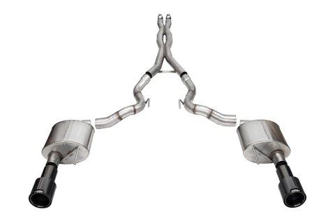 Corsa Xtreme Exhaust Systems for 2024 MUSTANG - 21271CFBLK System Kit