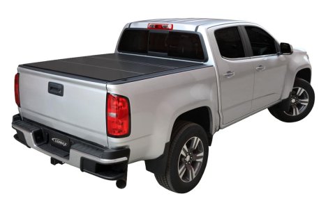 Access LoMax Folding Hard Covers for 2005-2021 FRONTIER - B1030039 Tonneau Covers, Lomax Cover 05-20 Nissan Frontier 5' Box (W/ Or W/O Utili-Track) Matte Black Singlerail