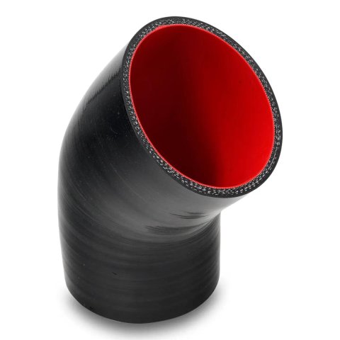 Pacific Performance Engineering Silicone Tubing Couplers 515404045 Hose, Coupler, 45 Degree Elbow, Black, 4.00 in. Inlet/4.00 in. Outlet Diameter, 5.0 in. Length, Each
