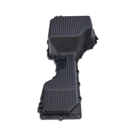 Pacific Performance Engineering Aluminum Oil Pans 114053120 Pan, Aluminum, Black Powdercoated, 12 qt., Chevrolet, GMC, 6.6L, Diesel, L5P, Each