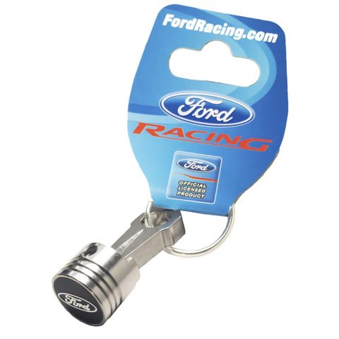 Ford Performance Parts Oval Piston and Rod Key Chains 302-700 Chain, Rod, with Oval, Billet Aluminum, Natural, Each