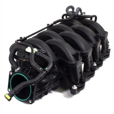 Ford Performance Parts GT350 5.2L Coyote Intake Manifolds for 2015-2017 F-150, MUSTANG - M-9424-M52 Manifold, Composite Plastic, Black, Ford, Modular, Each
