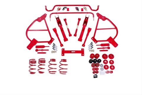 BMR Level 4 Suspension Handling Packages for 2010-2011 CAMARO - HPP021R Package, 4, Red Powdercoated, Chevrolet, Kit