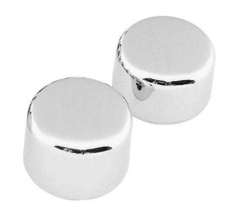 Biker's Choice Powersports Axle Caps 492870 AXLE CAP SET REAR CHROME CHR