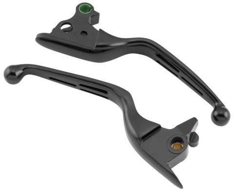 Biker's Choice Dual Slotted Levers 053575 LEVER SET SLOTTED BLK