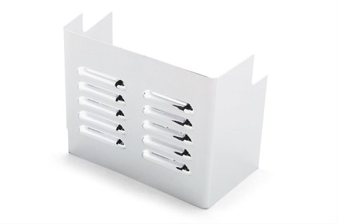 Biker's Choice Battery Side Covers 490071 Cover, Steel, Chrome, Louvered Design, Harley-Davidson®, Each