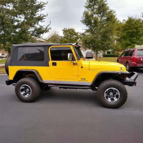 Aries Automotive Rocker Steps for 1997-2007 WRANGLER - 2074102 Step Bars, Nerf Bars, Steel, Textured Black Powdercoated, Jeep, Pair
