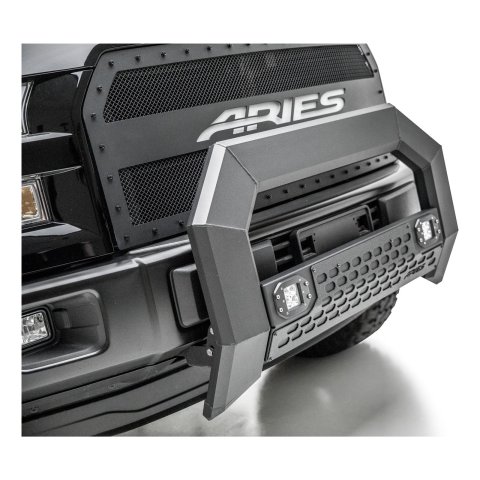 ARIES Automotive Light Mounting Bars 2163100 Bull Bar, Advantedge, Black W/LED'S, 04-17 F-150