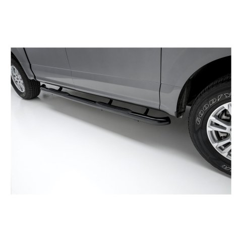 Aries Automotive 3 in. Round Side Bars 203043 Step Bars, Diameter, Steel, Black Powdercoated, Ford, Pair