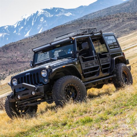 ARIES Automotive Doors 25009 Tube Doors, 2007-15 JK /REAR/BLK ALUM