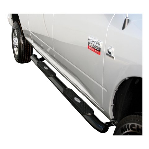 Aries Automotive 4 in. Oval Side Bars for 2007-2021 TUNDRA - S222012 Step Bars, Oval, in., Steel, Black Powdercoated, Toyota, Pair