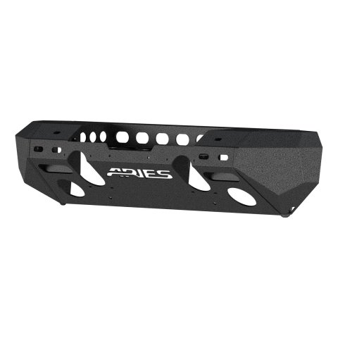Aries Automotive TrailChaser Front Bumper with Corner Guards 2082048 Bumpers, Fabricated, Steel, Black Powdercoated, Textured, Front, Center Section, Guards, Jeep, Kit