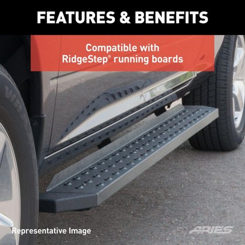 ARIES Automotive Truck Step Installation Kits 2055127 VersaTrac Brackets 2019-2020 Ford Transit-150 All; 2019-2020 Ford Transit-250 All; 2019-2020 Ford Transit-350 All