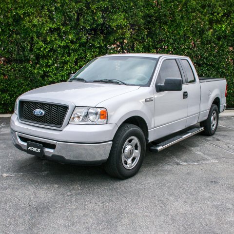 Aries Automotive 6 in. Oval Side Bars for 2004-2014 F-150 - 4444018 Step Bars, Stainless Steel, Polished, 6.00 Diameter, 75.00 Length, Ford, Pair