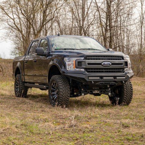 Aries Automotive ActionTrac Powered Running Boards for 1999-2016 F-250 SUPER DUTY, F-350 2008-2016 F-450 DUTY - 3048324 Power Boards, ActionTrac, Aluminum, Black Powdercoated, Ford, Crew Cab, Kit
