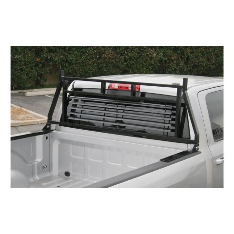 Aries Automotive Classic Headache Racks 111000 Rack, Carbon Steel, Black Powdercoated, Semi-Gloss, 3.00 in. Height, 70.00 in. Length, Chevrolet, Ford, Dodge, GMC, Ram, Each