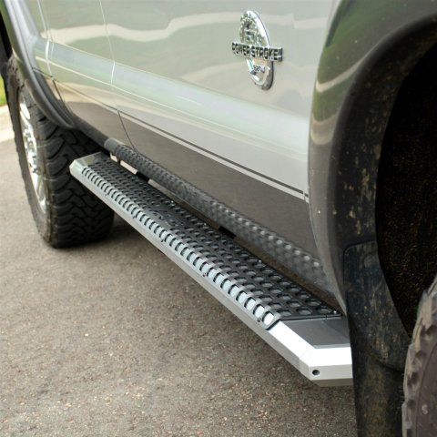 Aries Automotive AdvantEDGE 5.5 in. Side Bars 2555024 Step Bars, Diameter, Aluminum, Chrome Powdercoated, Pair