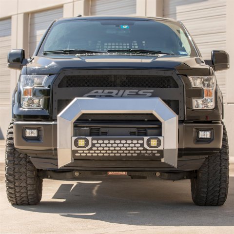 ARIES Automotive Light Mounting Bars 2152100 Bull Bar, Advantedge, Chrome W/LED'S, 07-17 TUNDRA