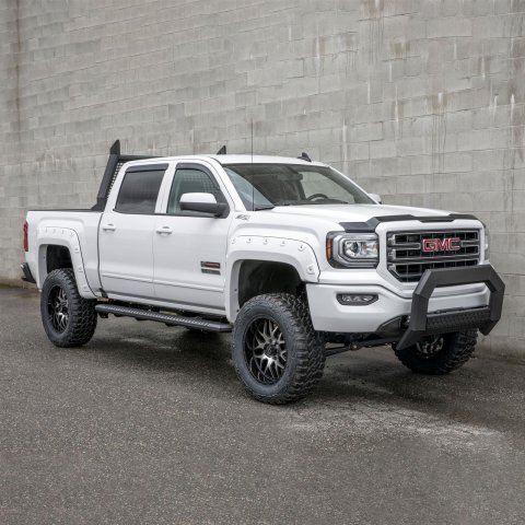 Aries Automotive AdvantEDGE 5.5 in. Side Bars 2556021 Step Bars, Diameter, Aluminum, Chrome Powdercoated, Pair