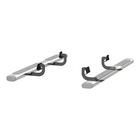 Aries Automotive 6 in. Oval Side Bar Mounting Brackets for 1997-2015 EXPEDITION - 4503 Step Brackets, Oval, Ford, Kit