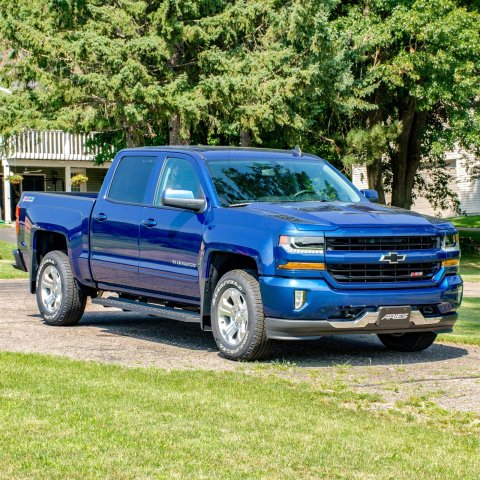 Aries Automotive RidgeStep Running Boards 2055529 Boards, Carbon Steel, Black Powdercoated, Textured, 6 1/2 in. Boards, 53.00 in. Length, Chevrolet, GMC, Pair