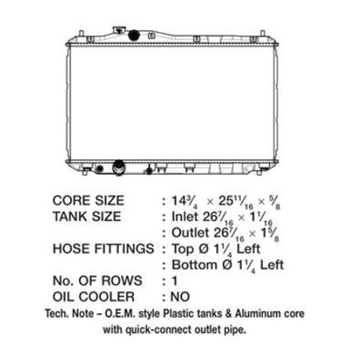CSF Radiators 3606 Honda Civic, Us Models