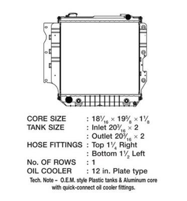 CSF Radiators 3426 Radiator, Jeep Wrangler