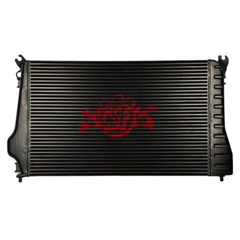 CSF Turbo Diesel Charge-Air Coolers 7101 Intercooler, Charge Cooler, Aluminum, Black Powdercoated, Chevy, GMC, 6.6L, Duramax, Each