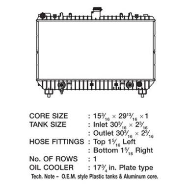 CSF Radiators 3414 Radiator, Chevrolet Camaro