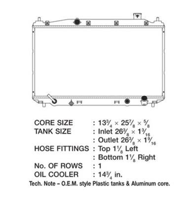 CSF Radiators 2978 Honda Civic Hybrid