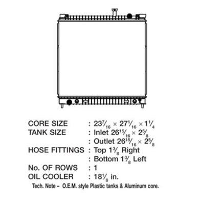 CSF Radiators 3693 Nissan Titan