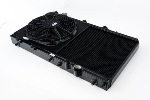 CSF Racing Radiators for 1992-2000 CIVIC, 1994-2001 INTEGRA - 2850KB Honda/Acura K-Swap Radiator Black Finish