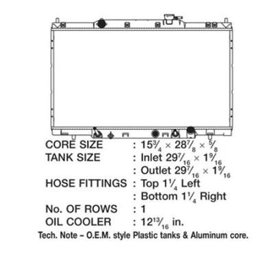 CSF Radiators 3094 Honda Crv