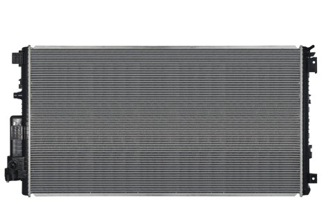 CSF Radiators for 2017-2019 F-250 SUPER DUTY, F-350 DUTY - 3850 Radiator, Auxiliary, Aluminum/Plastic, Natural, Crossflow, Two Row, Ford, Each