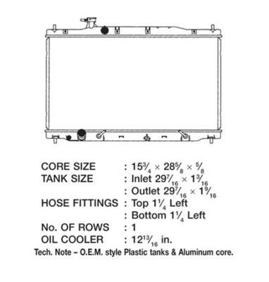 CSF Radiators 3337 Honda Crv